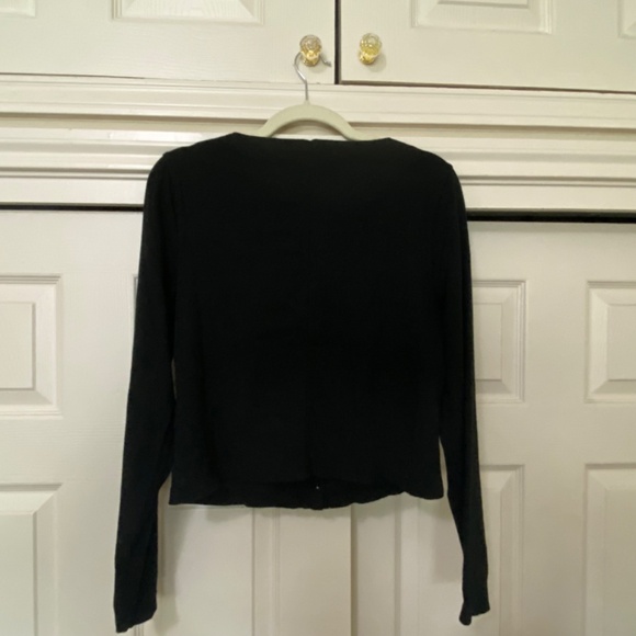 J. Crew Black Cardigan Sweater - Picture 3 of 4